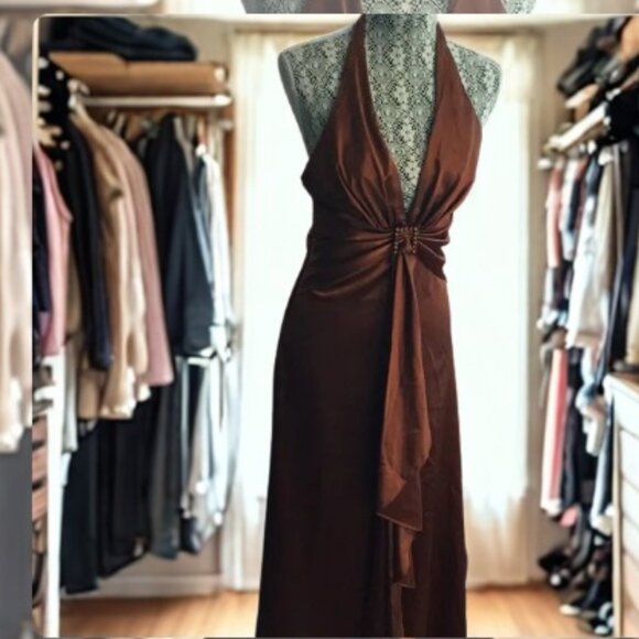 Formal Dress (copper colour) - Picture 1 of 5